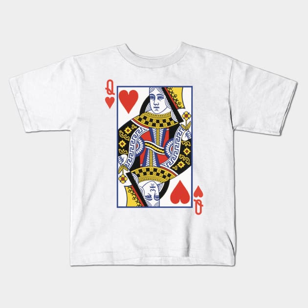 Queen of Hearts and Power Kids T-Shirt by tonyspencer